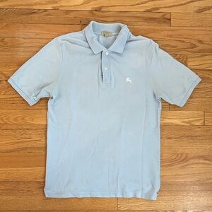 Burberry Sky Blue Polo Shirt